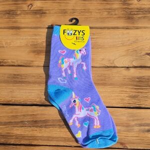 NWT Foozys Kids Unicorn Socks - Lilac- Unisex
